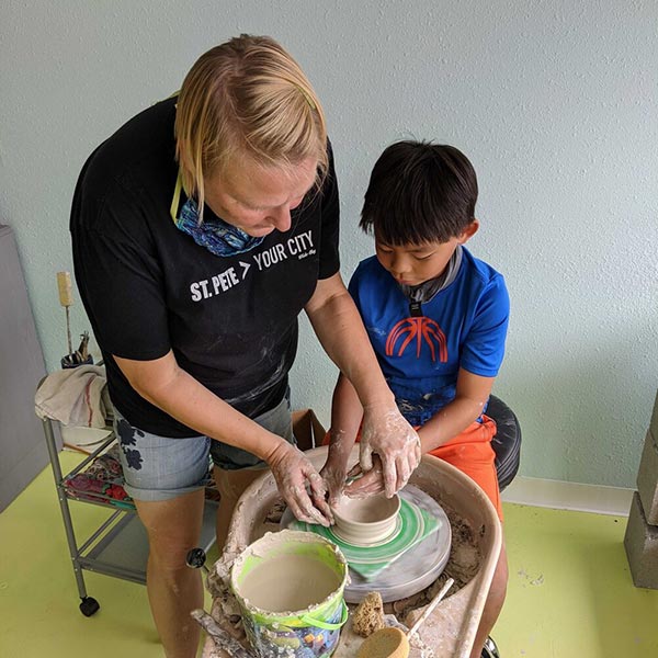 pottery classes for all ages in St. Petersburg Florida